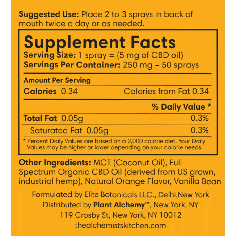 Chill Oral Spray | Calming CBD Relief for Anxiety & Pain