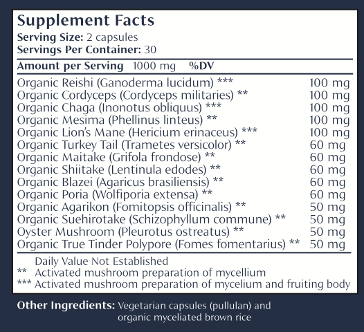 Defend 14 - Mushroom Capsules