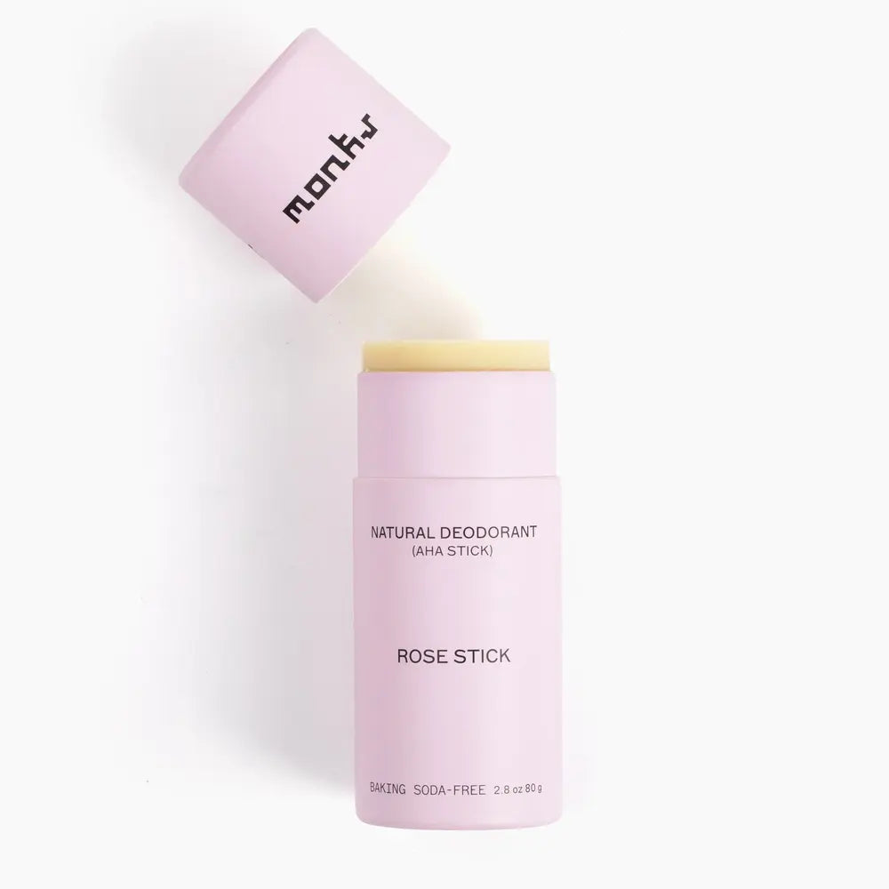 Natural Deodorant Stick: Damask Rose