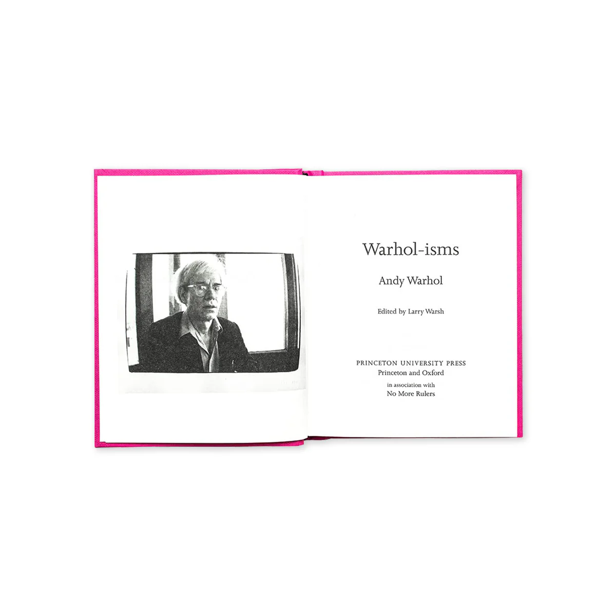 Andy Warhol Quote Book