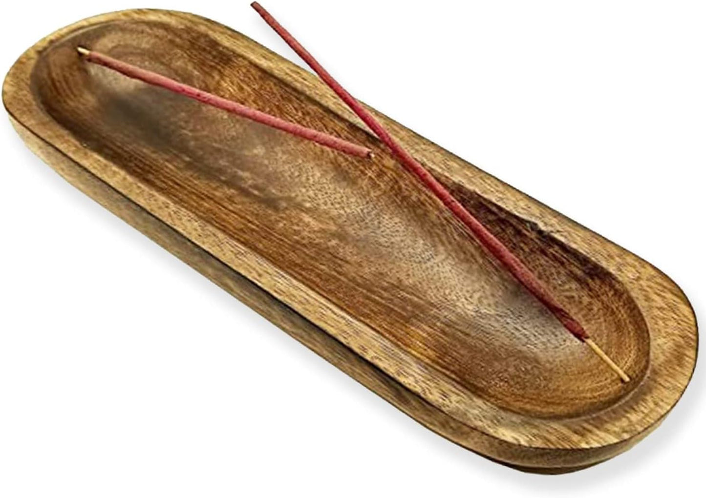 Ash Wooden Incense Holder - Long