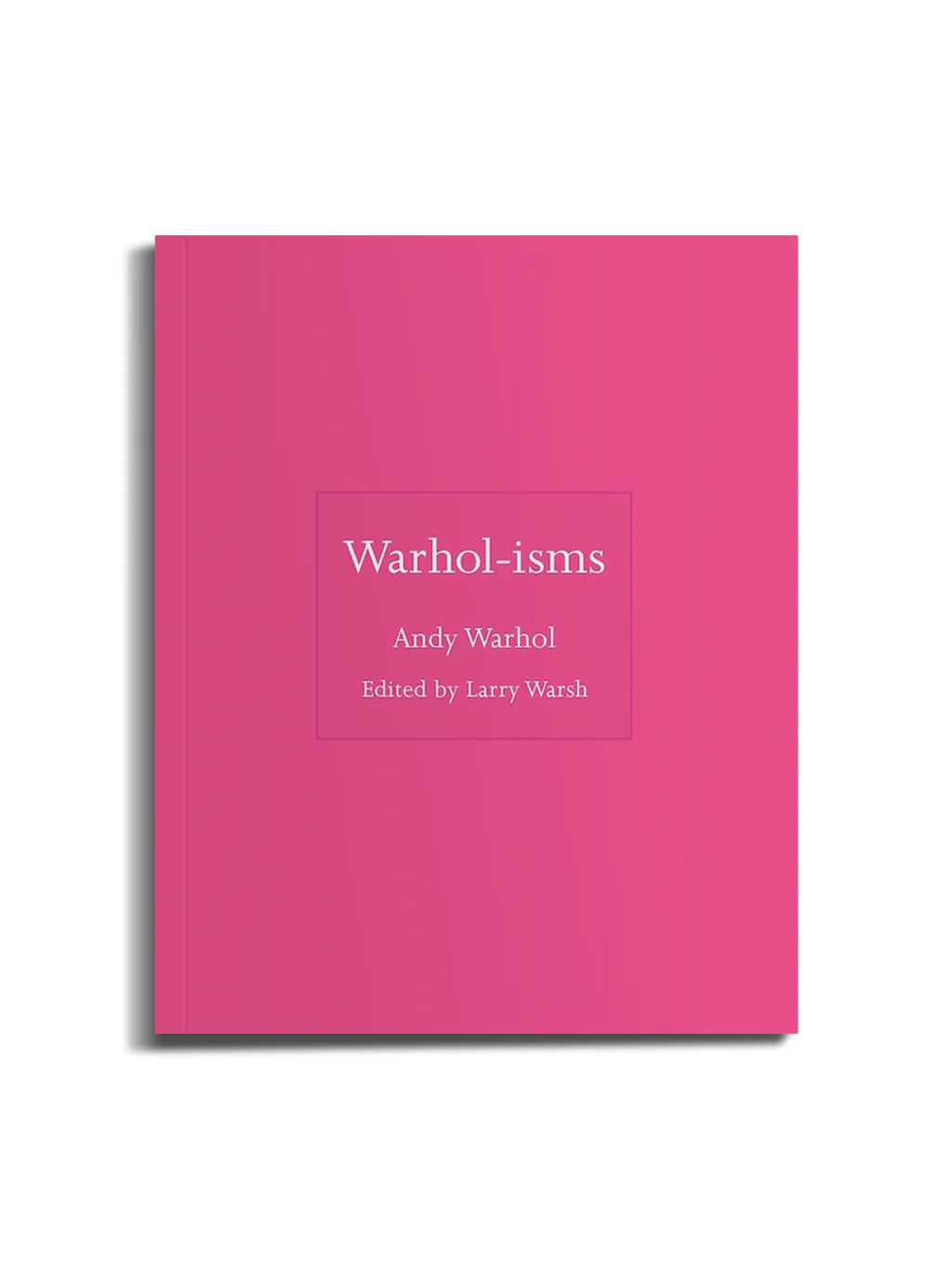 Andy Warhol Quote Book