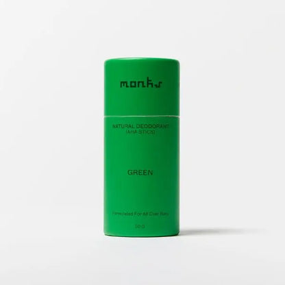 Natural Deodorant Stick:  Green Vetiver