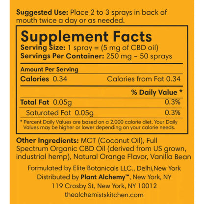 Chill Oral Spray | Calming CBD Relief for Anxiety & Pain