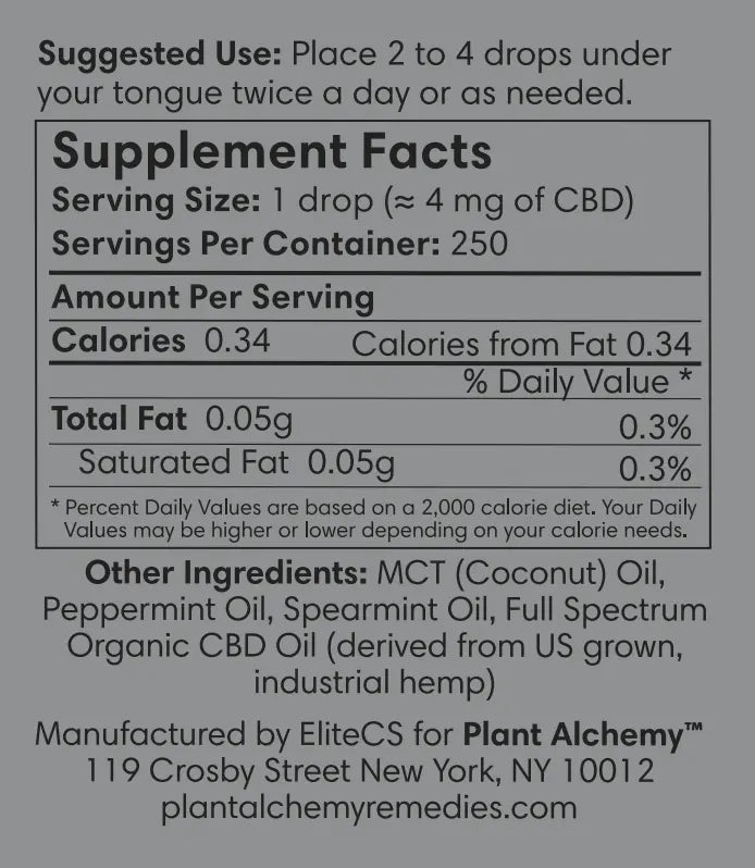 Mellow Extra Strength CBD Oil 1,000mg | Stress Relief & Chill