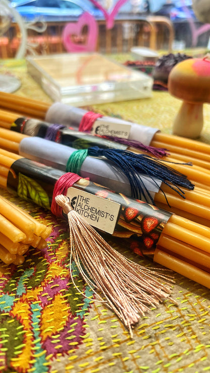 Beeswax Taper Candles