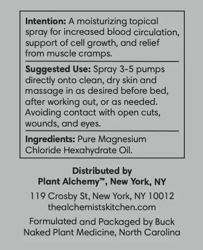 Topical Magnesium Spray | Fast-Absorbing Mineral Recovery Solution