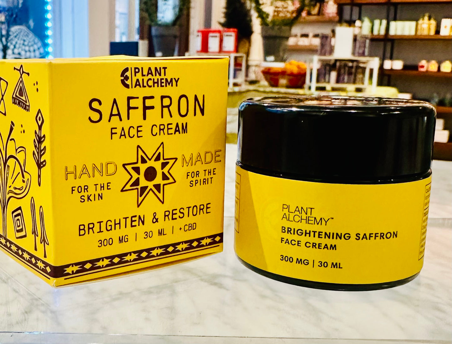 Plant Alchemy Saffron CBD Face Cream | Luxury Anti-Aging Moisturizer for Radiant Skin
