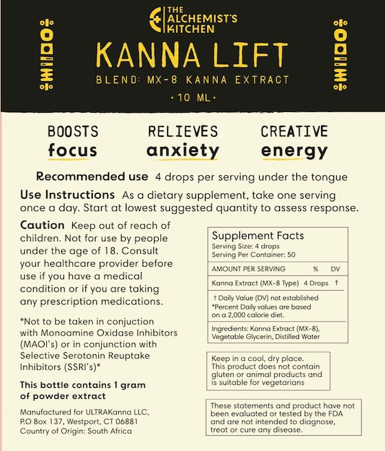 Premium Kanna Extract Drops | Mood, Focus & Calm – The Alchemist's