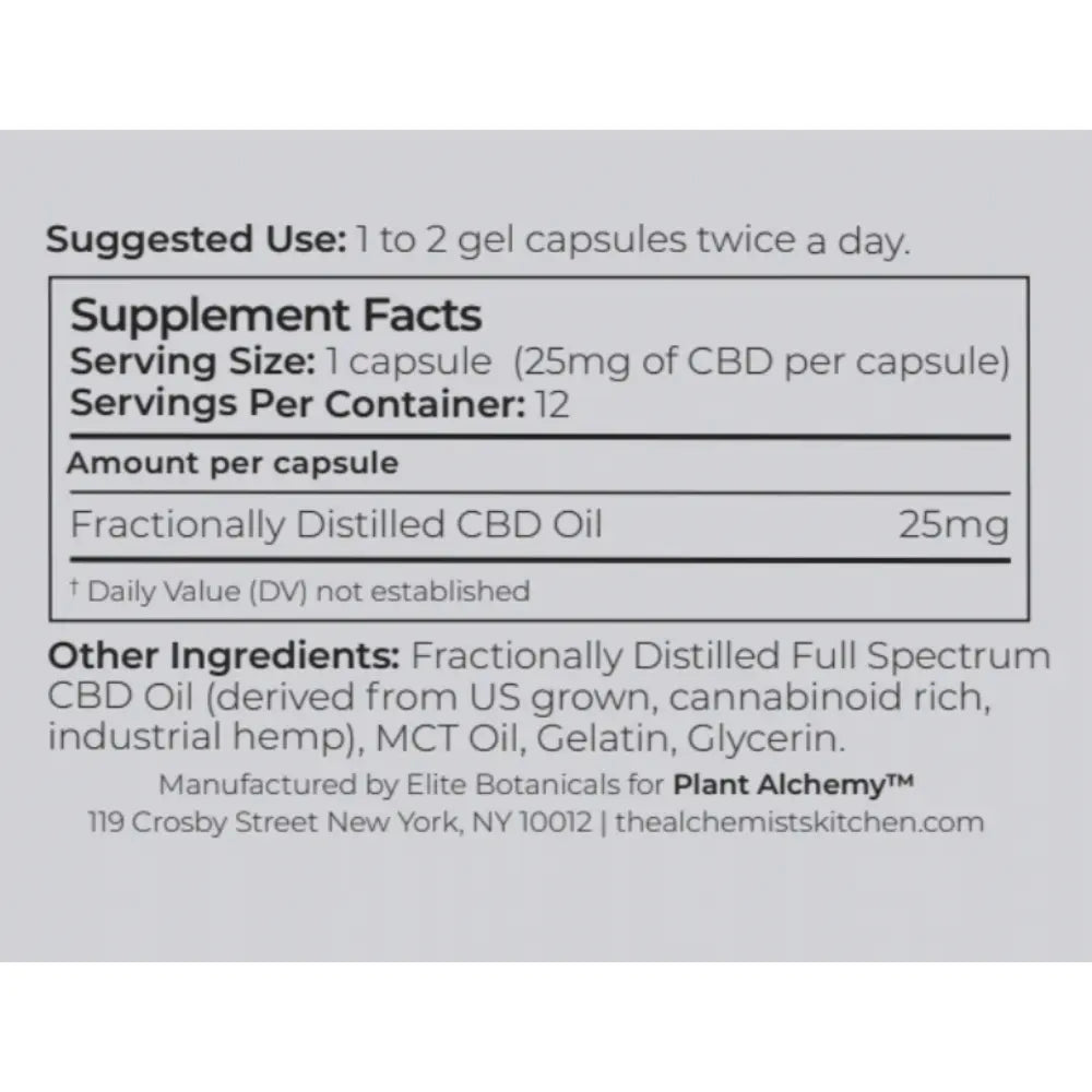 Relax CBD Gel Capsules - 300 mg