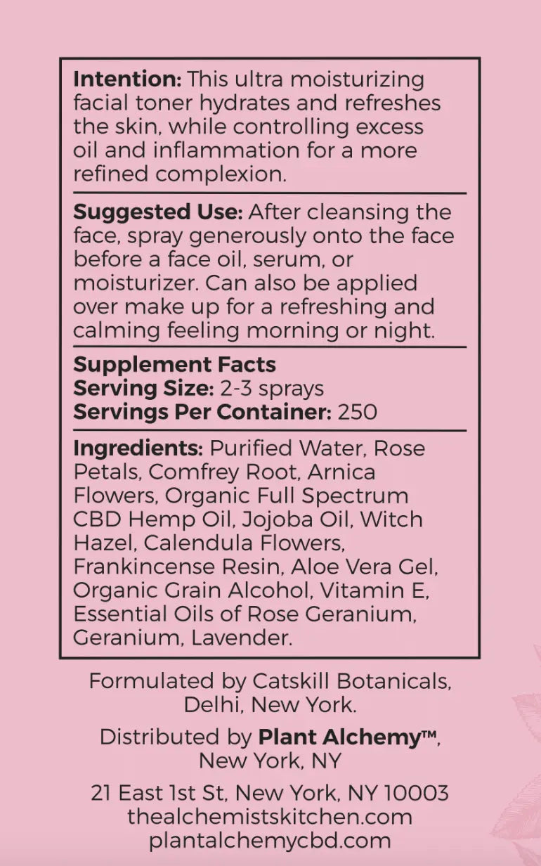 Rose Bud Facial Toner