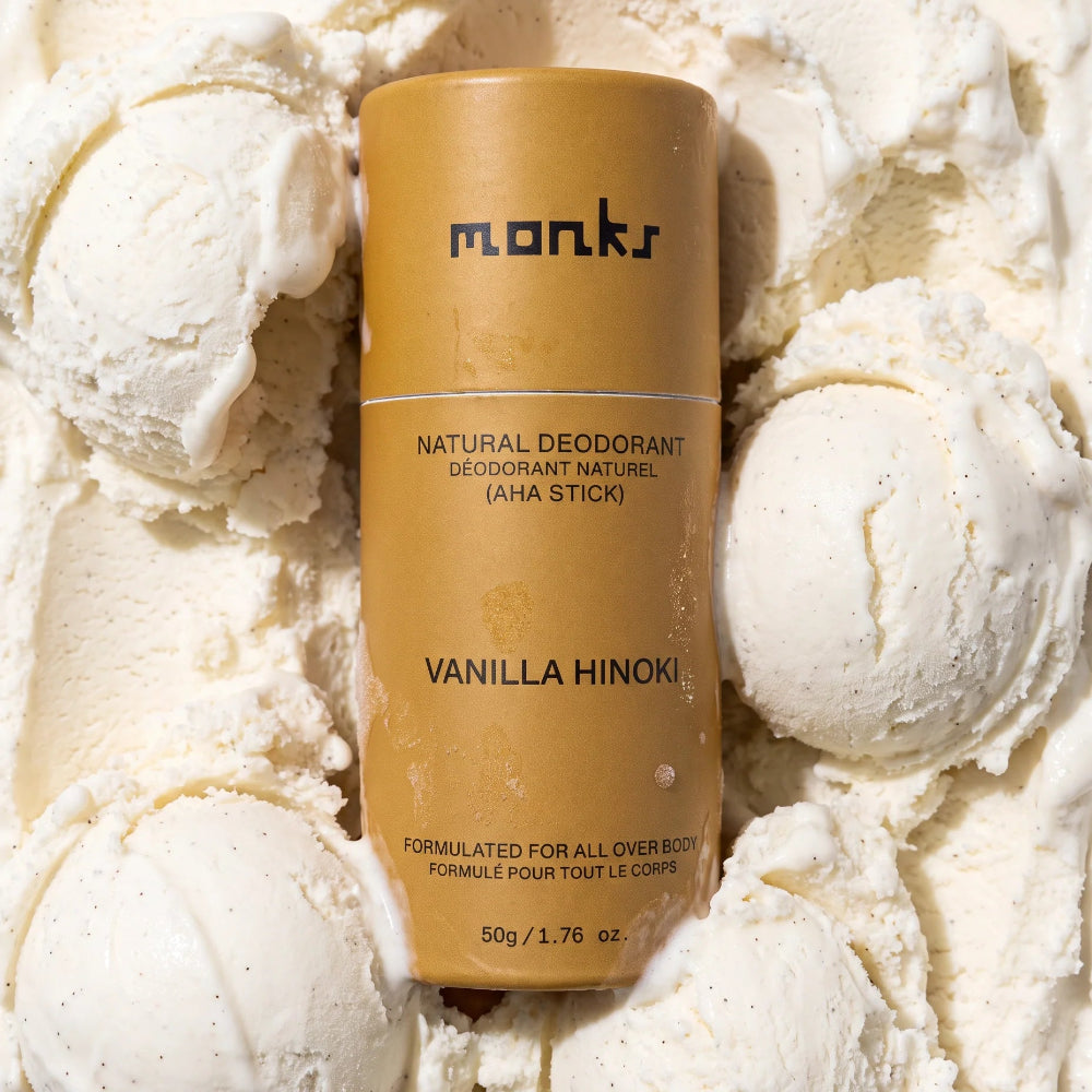 Natural Deodorant Stick: Vanilla Hinoki