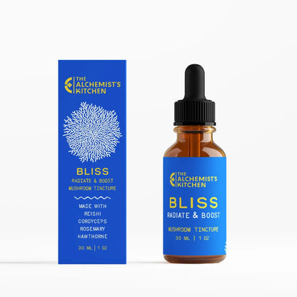 Bliss Mushroom Tincture | Reishi & Cordyceps for Mood & Heart Health
