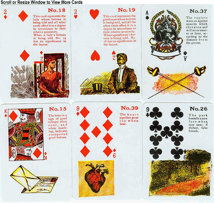 Gypsy Fortune Telling Cards