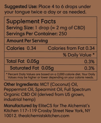 Mellow: Concentrated CBD Oil 500mg
