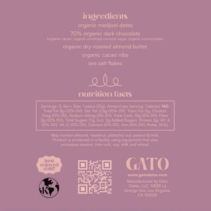 Gato Almond Butter Dates
