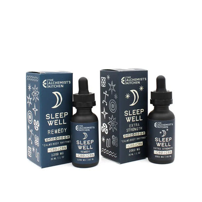 Sleep Well CBD + CBN Tincture (Full Spectrum) - Sleep & Relaxation