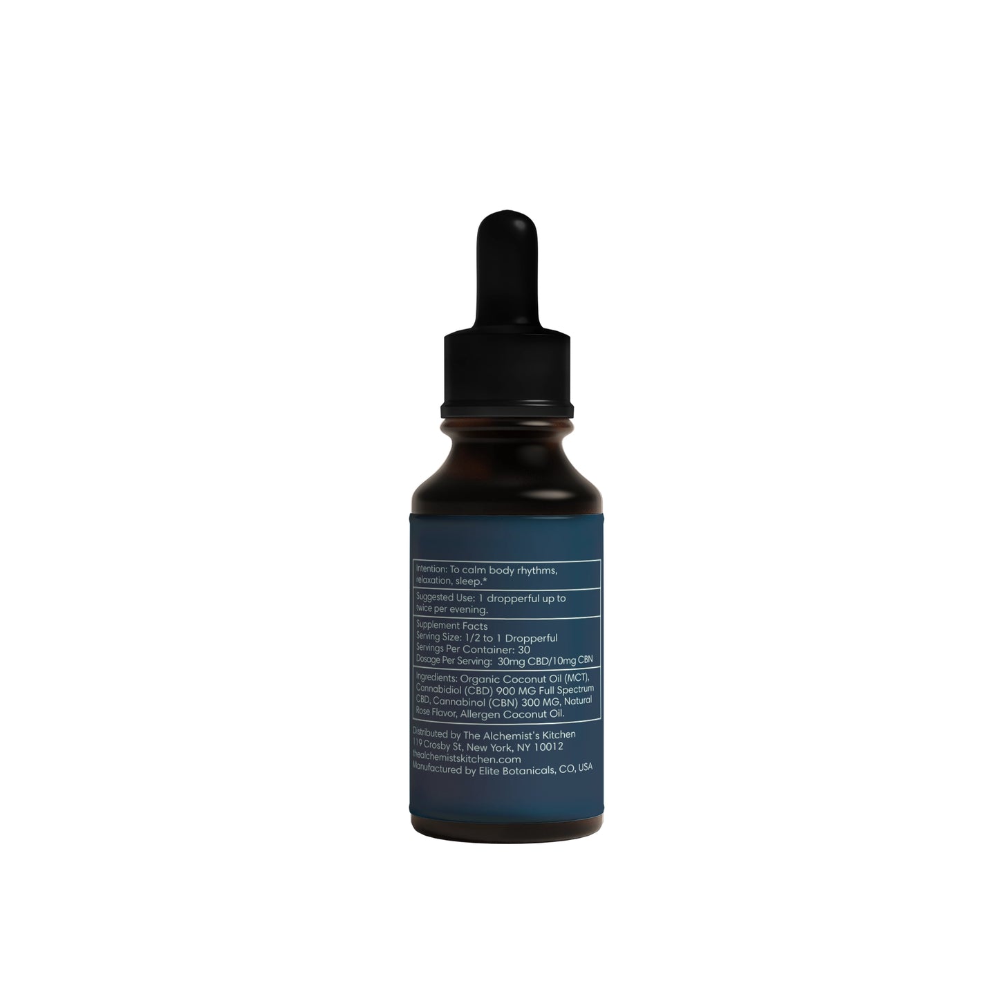 Sleep Well CBD + CBN Tincture (Full Spectrum) - Sleep & Relaxation