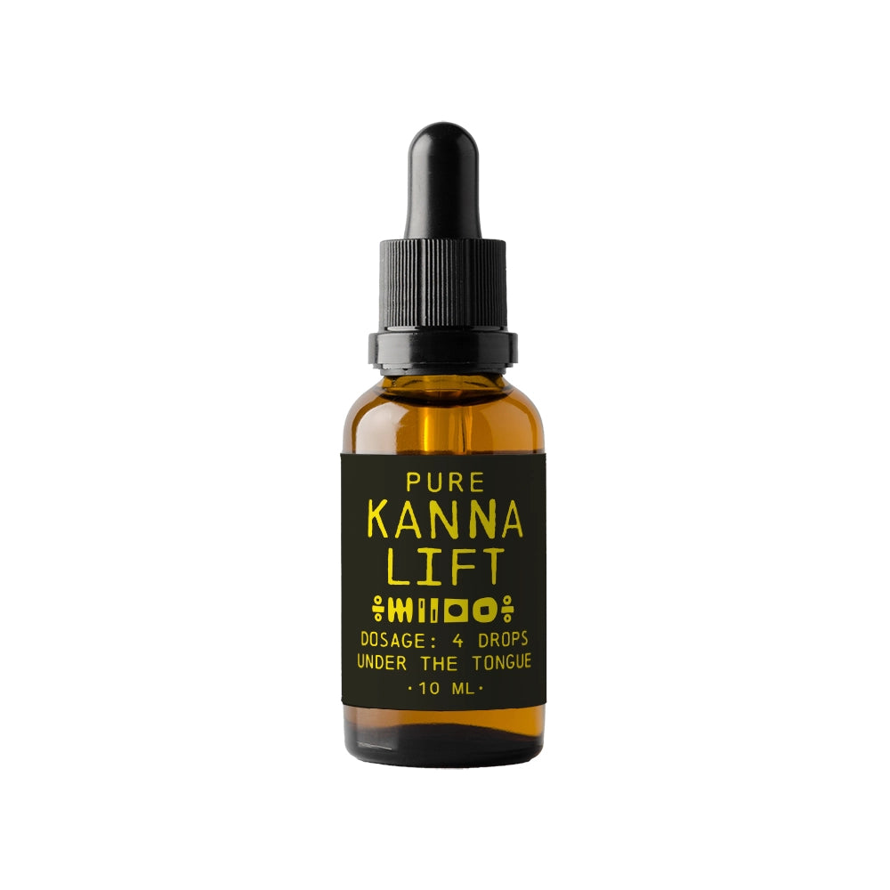Premium Kanna extract drops bottle - 10ml Sceletium tortuosum liquid supplement with 12% alkaloids