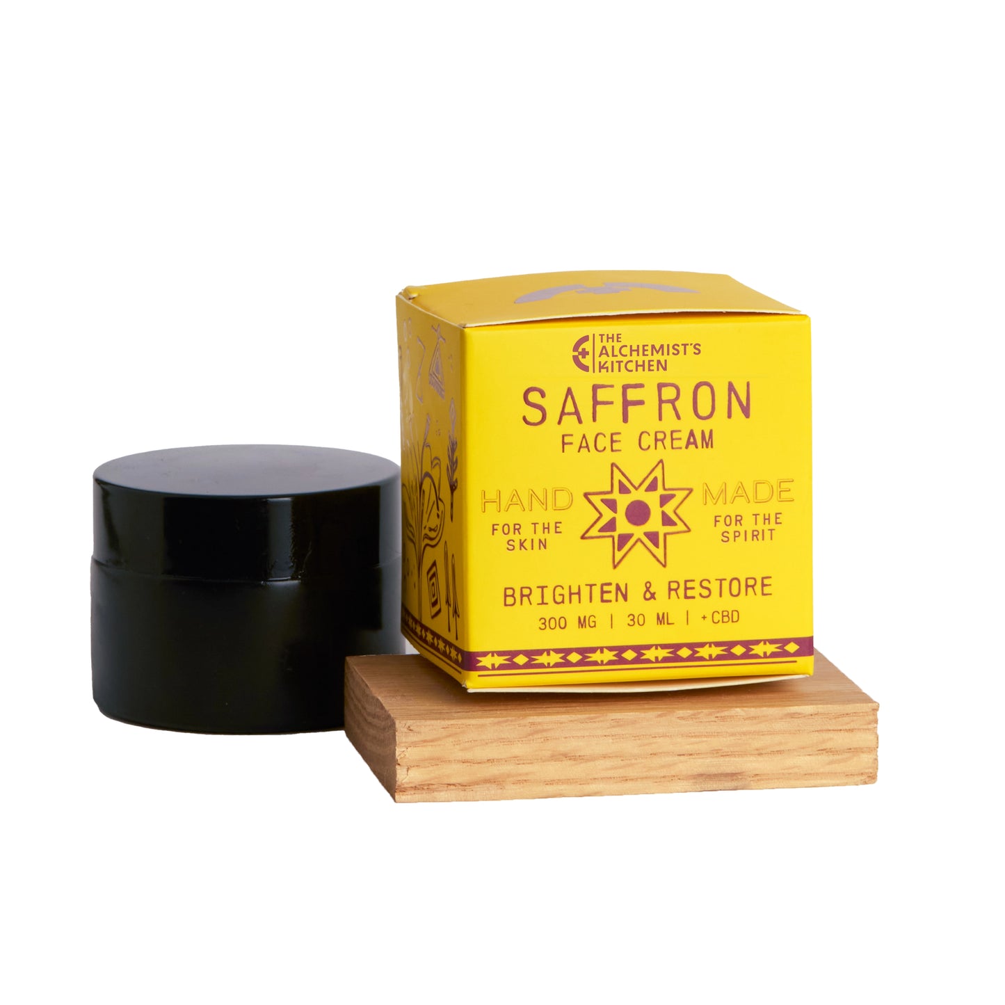 Saffron Face Cream with Full-Spectrum CBD – Hydrating & Radiant