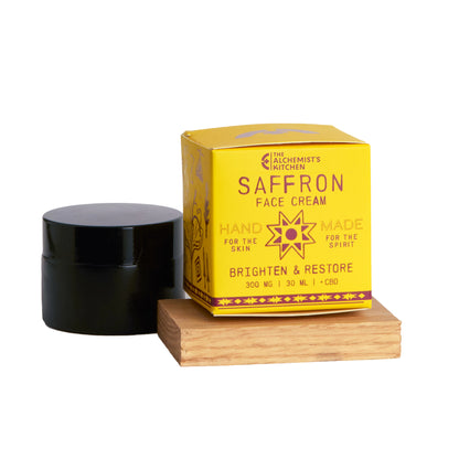 Saffron Face Cream with Full-Spectrum CBD – Hydrating & Radiant