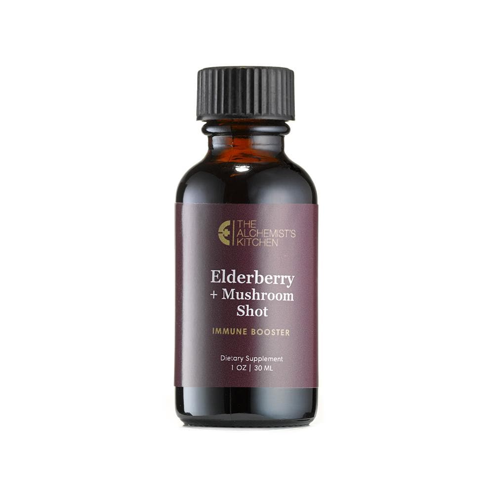 Elderberry Mushroom Shots | The Alchemists Kitchen