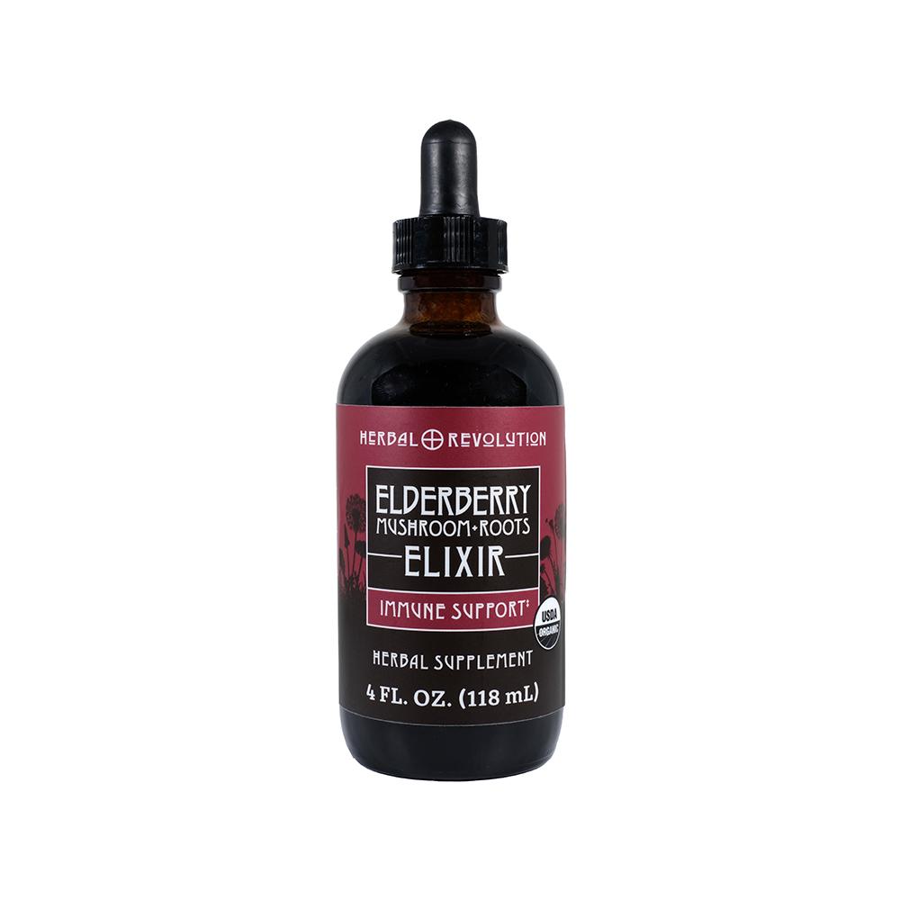 Elderberry Plus Elixir by Herbal Revolution | The Alchemists Kitchen