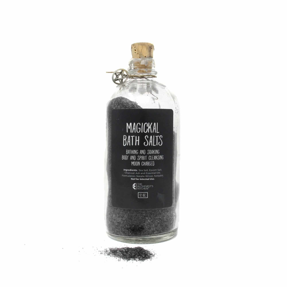 Magickal Black Bath Sea Salts | The Alchemists Kitchen