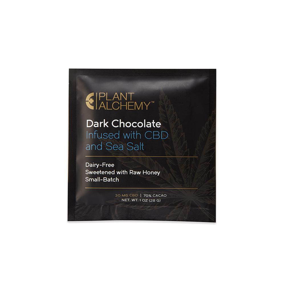 Sea Salt CBD Dark Chocolate Bar - 30 mg | The Alchemists Kitchen