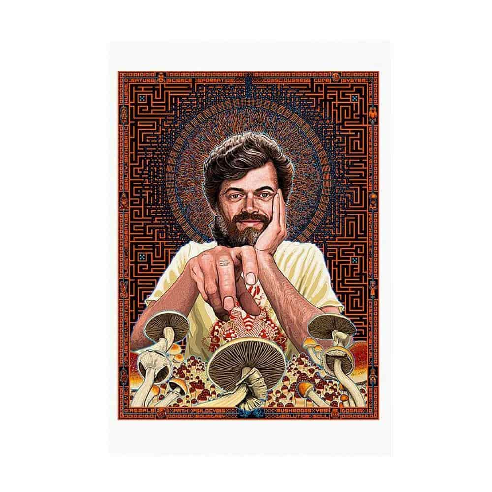 Terence McKenna Memorial Art Print | The Alchemists Kitchen