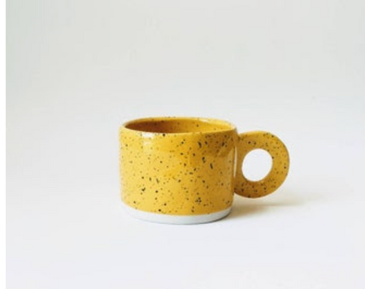 Ceramic speckled Nordic Cafe mugs (multiple colors)